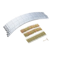 Батут Hop-Sport 12ft (366см) зеленый с наружной сеткой.