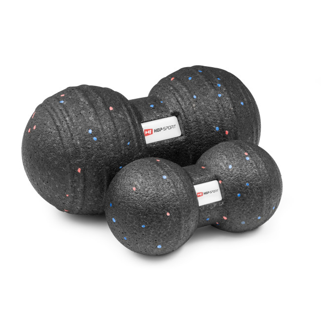 Массажный мяч двойной EPP 80 мм Hop-Sport HS-P080DMB