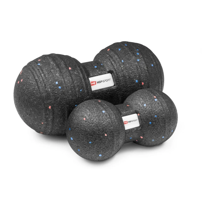 Массажный мяч двойной EPP 80 мм Hop-Sport HS-P080DMB