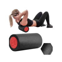 Массажный ролик (валик, роллер) EPE 30см Hop-Sport HS-E030YG черный