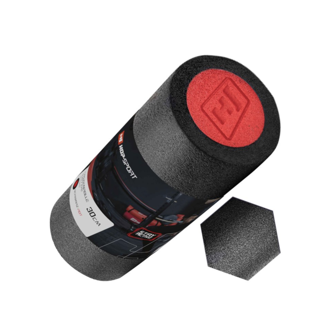 Массажный ролик (валик, роллер) EPE 30см Hop-Sport HS-E030YG черный