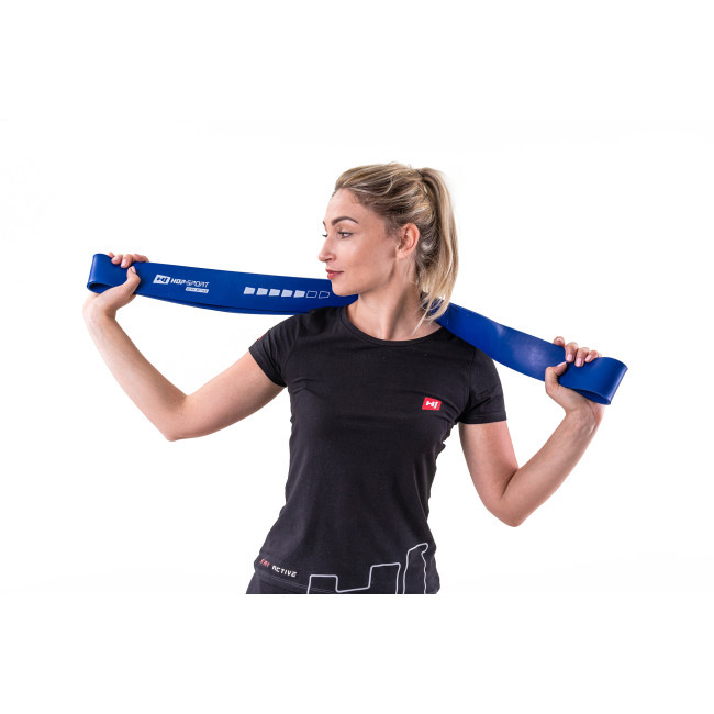 Резинка для фитнеса Hop-Sport 28-80кг HS-L064RR синяя