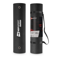 Коврик с отверстиями Hop-Sport TPE 0,8см HS-T008GM черный