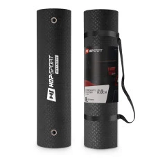 Килимок з отворами Hop-Sport TPE 0,8см HS-T008GM чорний