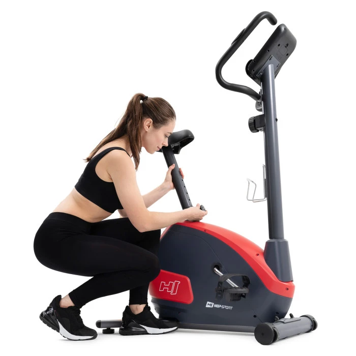 Велотренажер магнитный Hop-Sport HS-035H Leaf красный