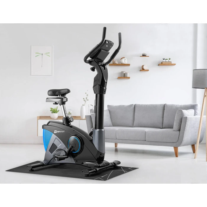 Велотренажер Hop-Sport HS-090H Apollo синій iConsole+