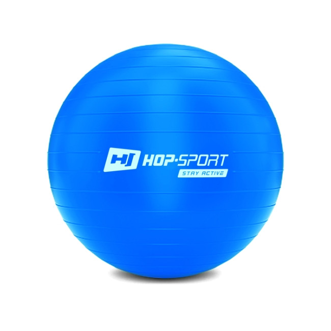 Фитбол Hop-Sport 65см синий + насос 2020