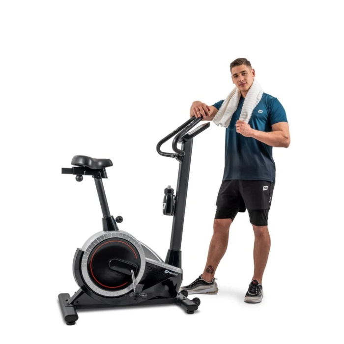 Велотренажер електромагнітний Hop-Sport HS-060H Exige чорно-сріблястий 2020