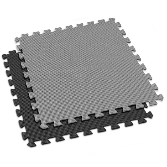 Мат-пазл Hop-Sport EVA 1см HS-A010PM - 6 частин чорно-сірий