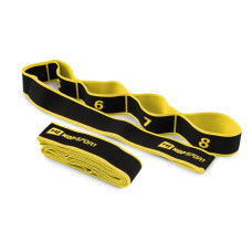 Резинка для фитнеса с петлями 12-30кг HS-N904GB желтая