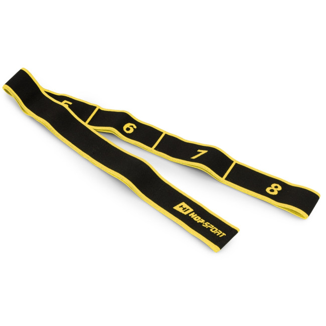 Резинка для фитнеса с петлями 12-30кг HS-N904GB желтая