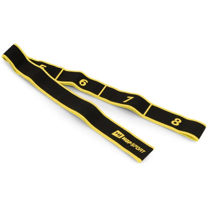 Резинка для фитнеса с петлями 12-30кг HS-N904GB желтая