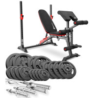 Набор STRONG 116кг со скамейкой HS-1095