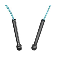 Скакалка Hop-Sport Crossfit NEW з пластиковими ручками HS-P025JR синя