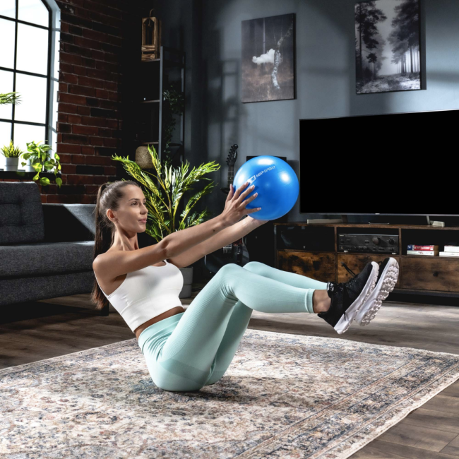 Фитбол Hop-Sport 25см голубой