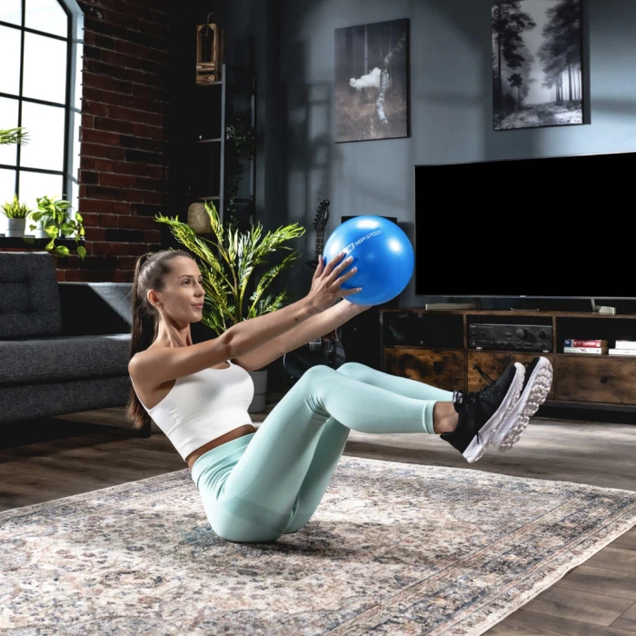 Фітбол Hop-Sport 25см блакитний