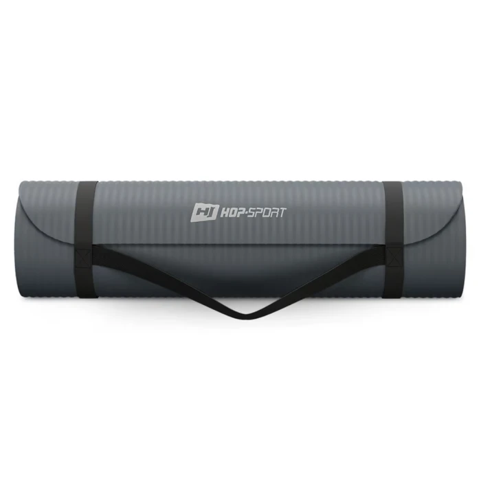 Коврик для йоги Hop-Sport HS-NB010GM NBR 1см графітовий