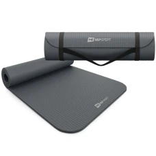 Коврик для йоги Hop-Sport HS-NB010GM NBR 1см графитовый