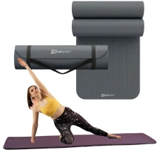 Коврик для йоги Hop-Sport HS-NB010GM NBR 1см графитовый