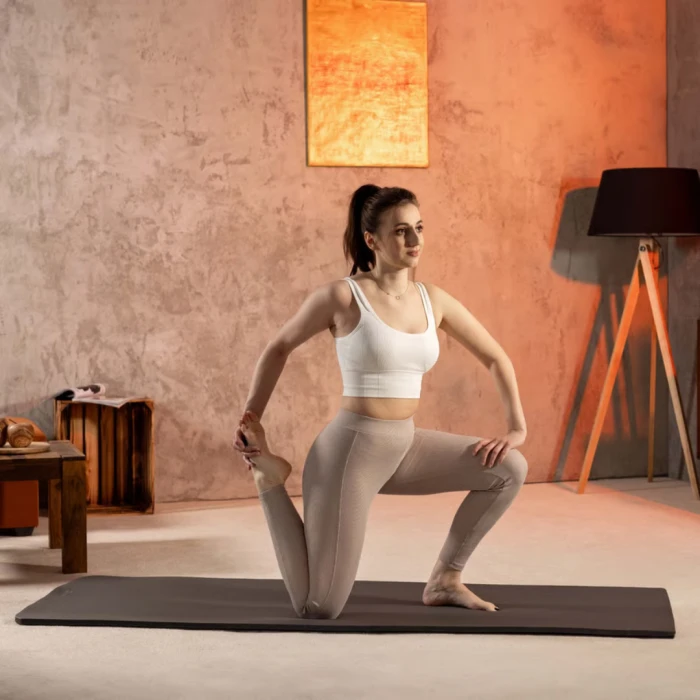 Коврик для йоги Hop-Sport HS-NB010GM NBR 1см графітовий