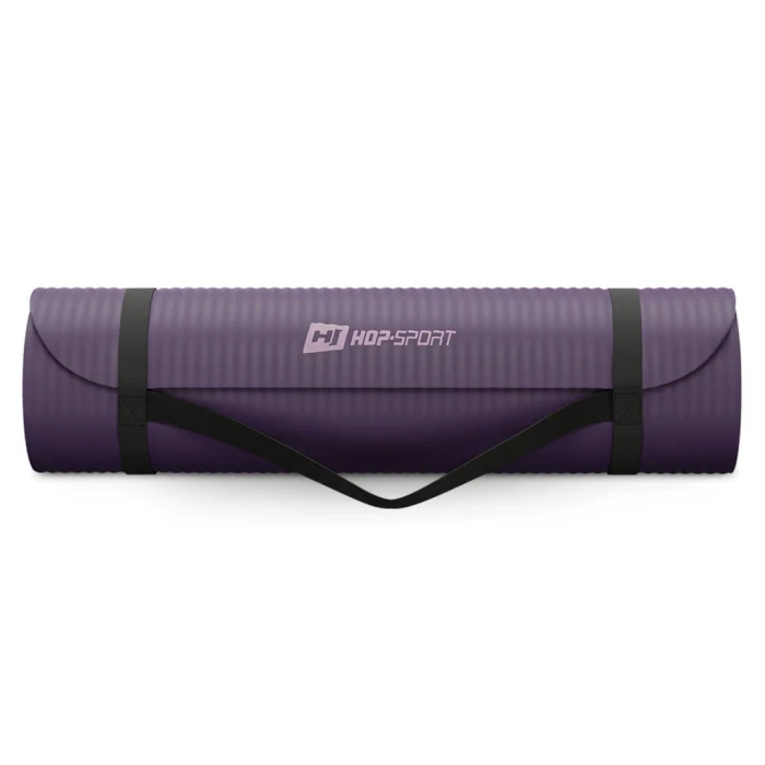 Коврик для йоги Hop-Sport HS-NB015GM NBR 1,5см баклажановий