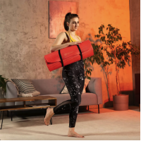 Коврик для йоги Hop-Sport HS-NB020GM NBR 2см ярко-красный