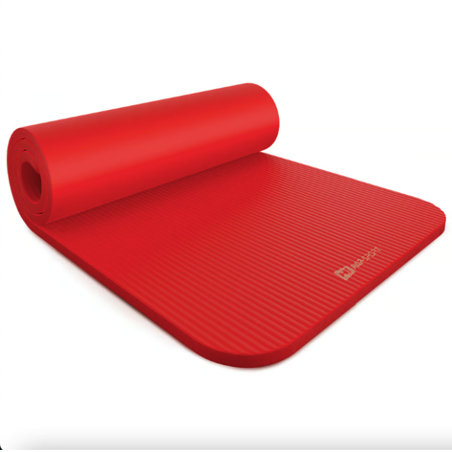 Коврик для йоги Hop-Sport HS-NB020GM NBR 2см яскраво-червоний