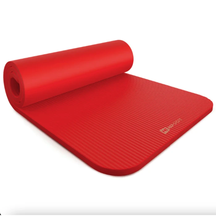 Коврик для йоги Hop-Sport HS-NB020GM NBR 2см яскраво-червоний