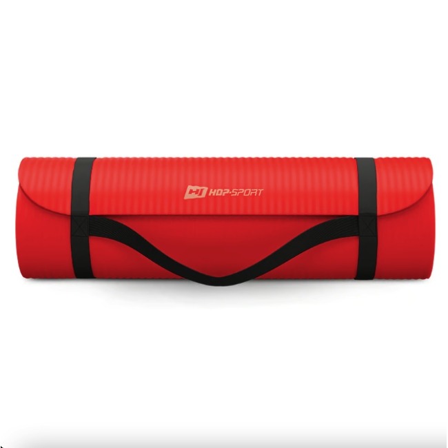 Коврик для йоги Hop-Sport HS-NB020GM NBR 2см яскраво-червоний