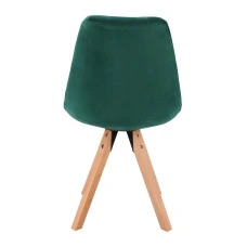 Стілець Saida Jumi у скандинавському стилі з дерев'яними ніжками зелений