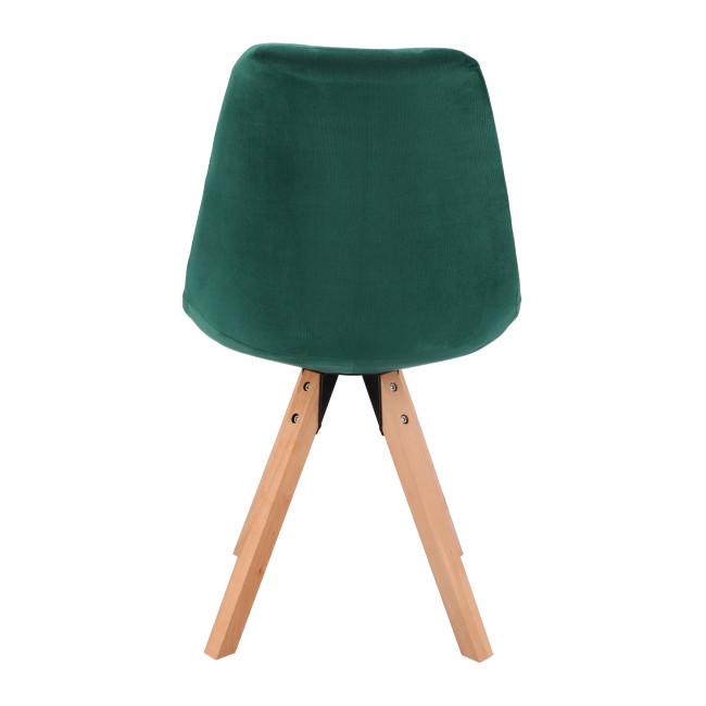 Стілець Saida Jumi у скандинавському стилі з дерев'яними ніжками зелений
