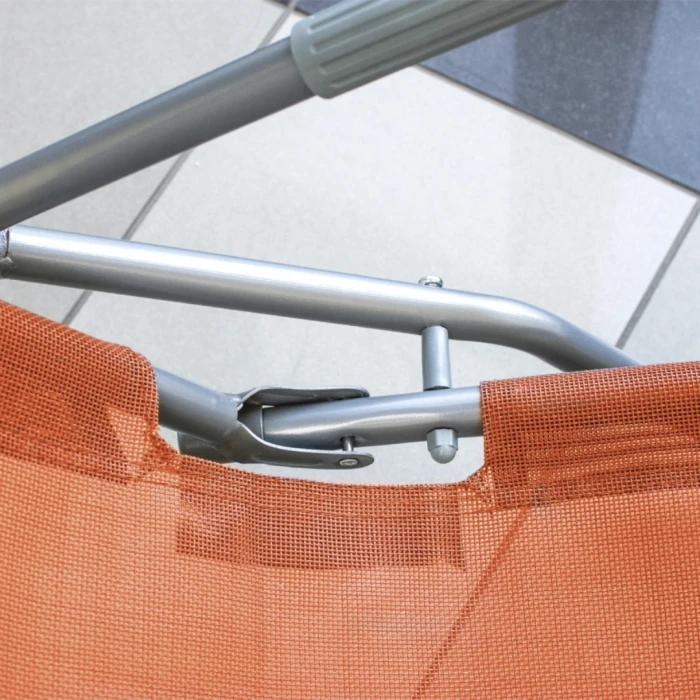 Кресло-шезлонг Jumi раскладной оранжевый