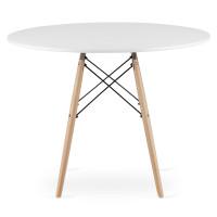 Стол круглый Leobert Todi 100см белый