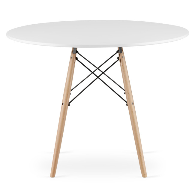 Стол круглый Leobert Todi 100см белый