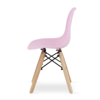 Детский стульчик Leobert Zubi со спинкой розовый