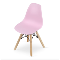 Детский стульчик Leobert Zubi со спинкой розовый