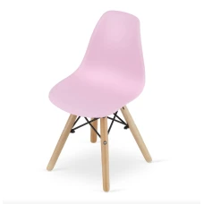 Детский стульчик Leobert Zubi со спинкой розовый