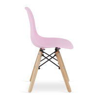 Детский стульчик Leobert Zubi со спинкой розовый