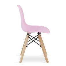 Детский стульчик Leobert Zubi со спинкой розовый