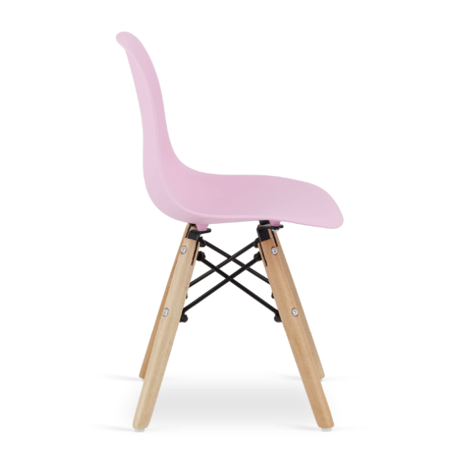 Детский стульчик Leobert Zubi со спинкой розовый