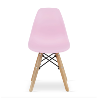 Детский стульчик Leobert Zubi со спинкой розовый