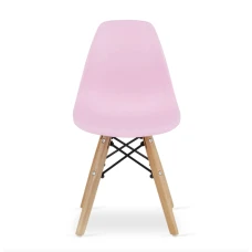 Детский стульчик Leobert Zubi со спинкой розовый