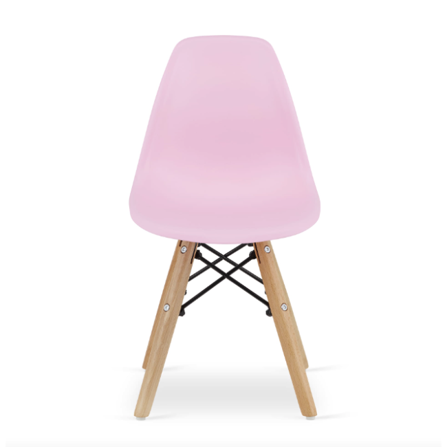 Детский стульчик Leobert Zubi со спинкой розовый