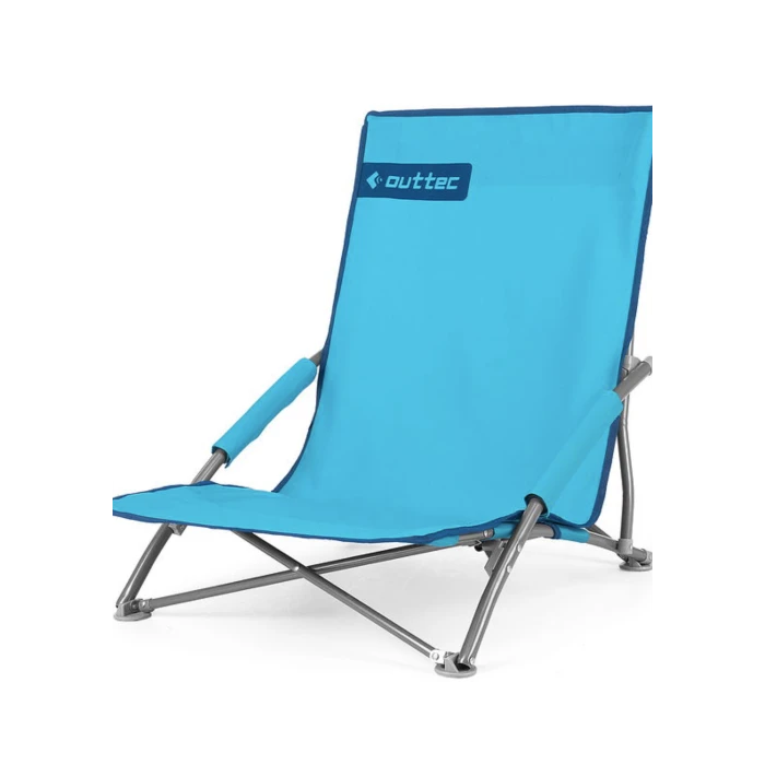 Раскладное кресло-лежак Outtec с чехлом бирюза