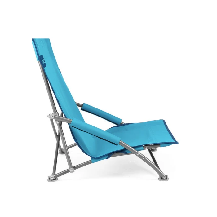 Раскладное кресло-лежак Outtec с чехлом бирюза