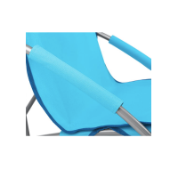 Розкладне крісло-лежак Outtec з чохлом бірюза