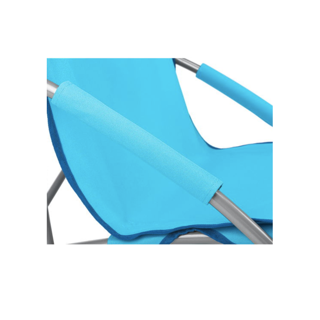Раскладное кресло-лежак Outtec с чехлом бирюза