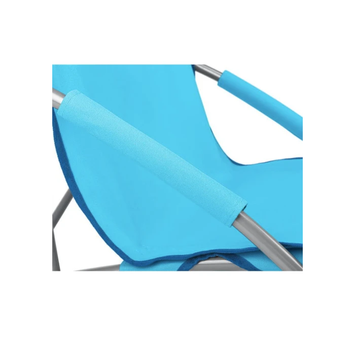 Раскладное кресло-лежак Outtec с чехлом бирюза