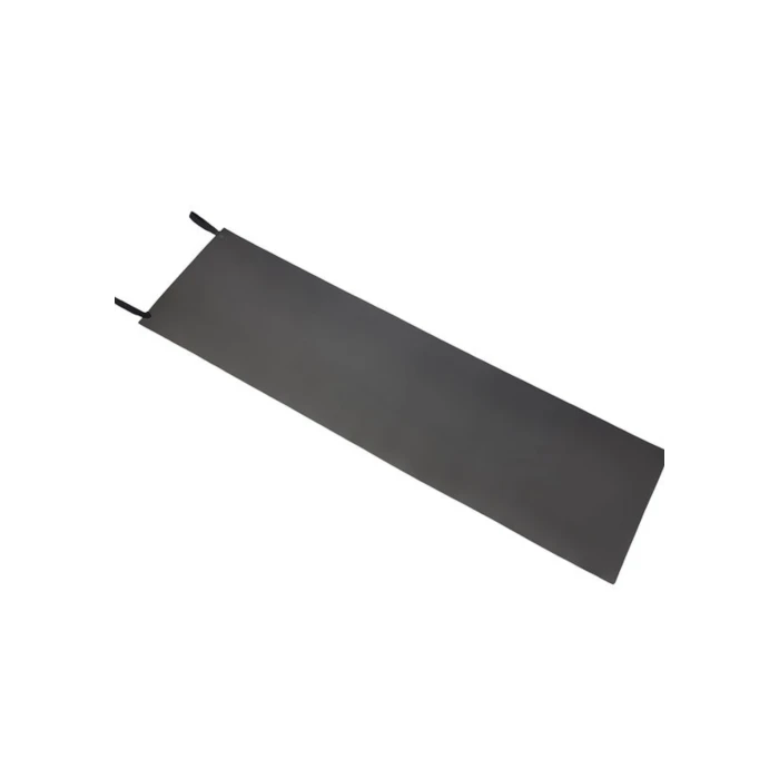 Килимок туристичний Outtec EVA 6 мм одношаровий з стяжками чорний