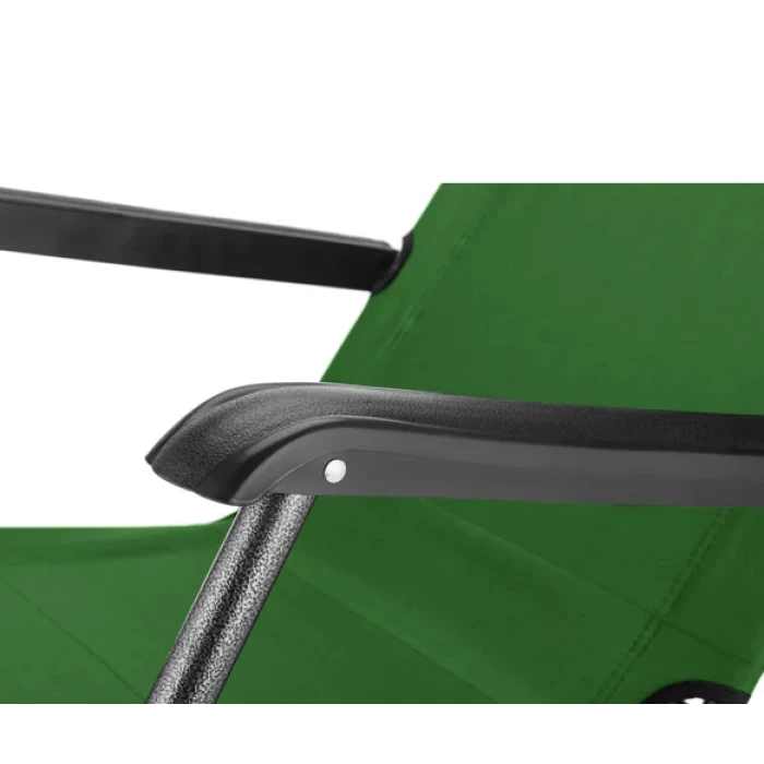 Шезлонг лежак Outtec раскладной зеленый